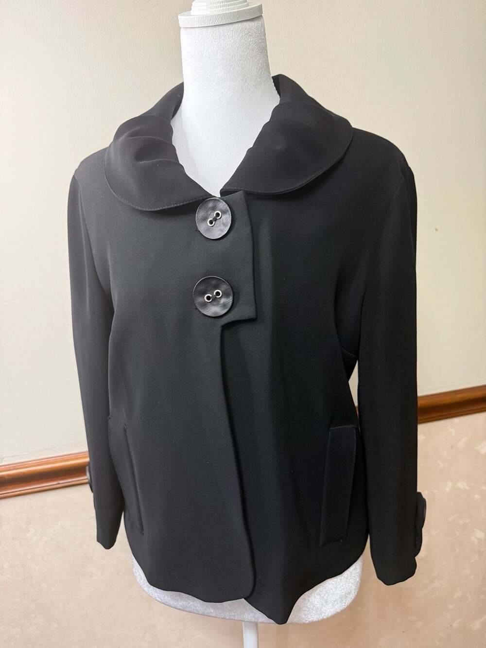 Joseph Ribkoff Jacket Style 82060 Size 10 Black